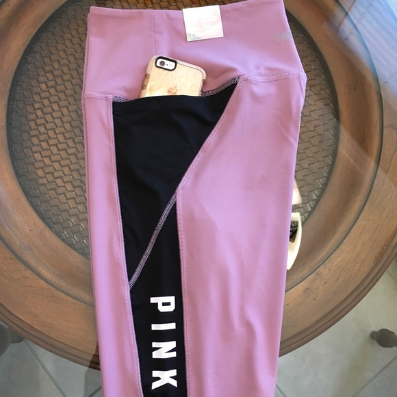 ❤️Pink Ultimate High Waist Crop Pocket Leggings ❤️ - Picture 6 of 7